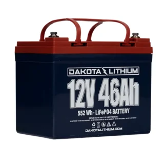 12V 46Ah LiFePO4 Deep Cycle Lithium Battery